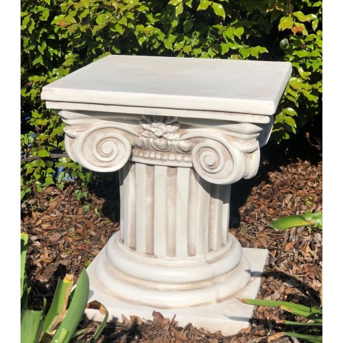 Pedestal Roman Column Garden Statue Stand 50 cm - Cam and Deb's Store