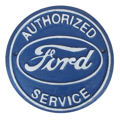 Ford Service Car Cast Iron Sign - Cam and Deb's Store